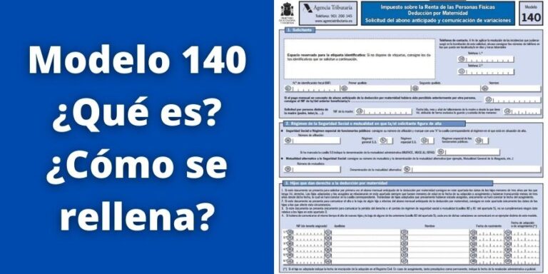 Modelo 140 Qu Es C mo Rellenarlo Gu a 2022 Modelo 140 Qu Es C mo Rellenarlo Gu a 2022